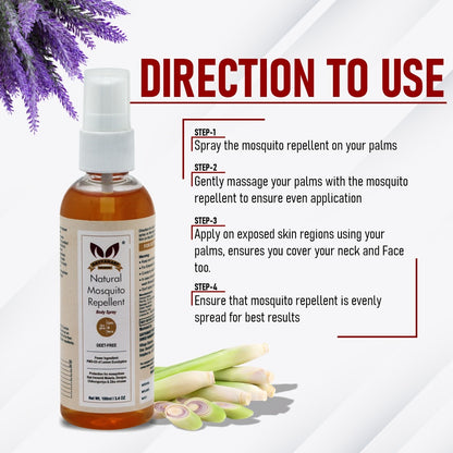Gavyamart Natural Mosquito Repellent – Body Spray -100ml
