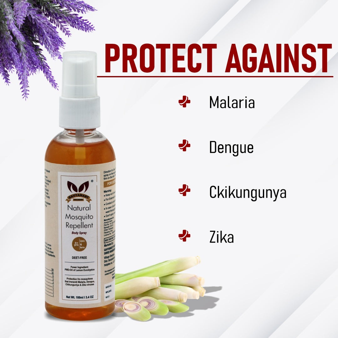 Gavyamart Natural Mosquito Repellent – Body Spray -100ml