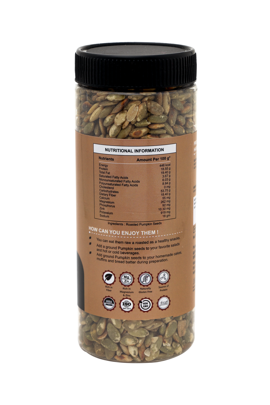Premium Pumpkin Seeds | Organic Superfood Seeds | High Protein Snack | Roasted Seeds Online | Organic Pumpkin Seeds | Crunchy Pumpkin Seeds | Roasted Seed Snack  